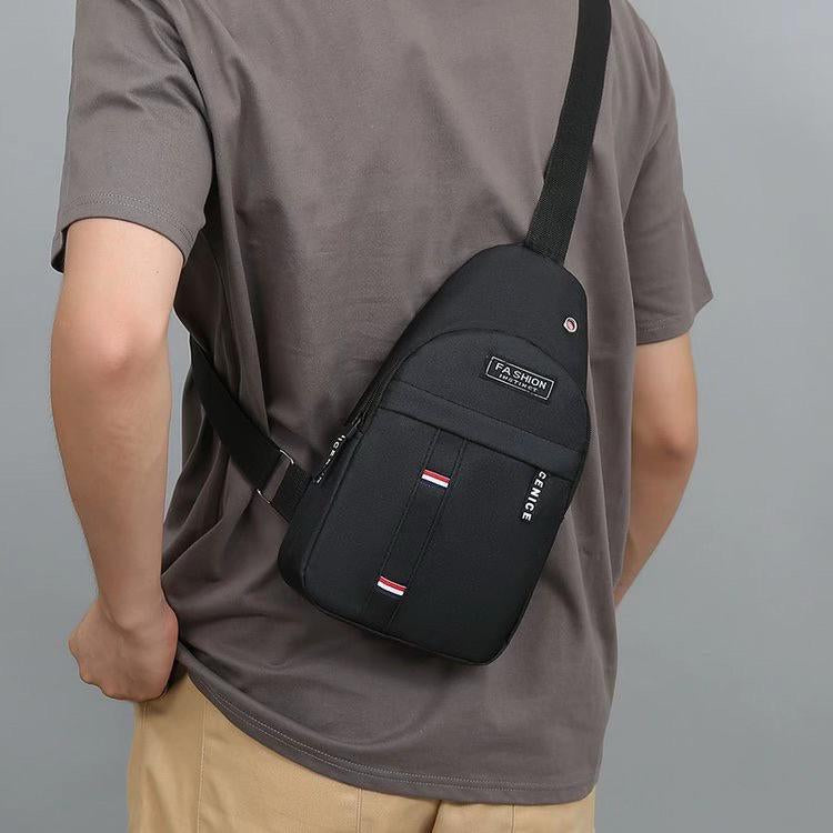 Men’s Multifunctional Crossbody Sling Bag – MZEA Travel Chest Shoulder Bag