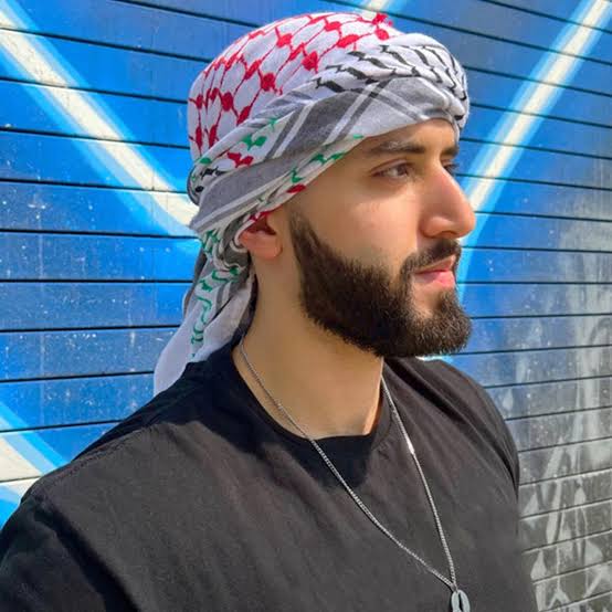 Traditional Palestinian Keffiyeh Scarf – Classic Black & White Shemagh for Men and Women