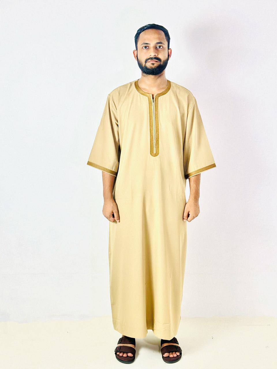 Lubs Premium Moroccan Thobe-Classic Beige Edition