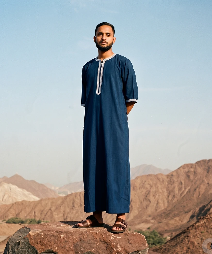 Classic Royal blue Thobe